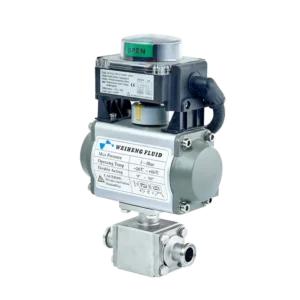 Sanitary Square Pneumatic Ball Valve